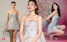 Nhiệt Ba và Thanh Hằng đụng đầm của NTK Việt, tạo ra màn so kè “một chín một mười”