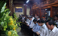 Tri ân các liệt sĩ Đại đội Pháo binh 45 tại 'toạ độ lửa' Bãi Dừa (Hà Tĩnh)