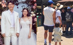 Ảnh cận hé lộ diện mạo con trai 3 tuổi nhà Son Ye Jin - Hyun Bin