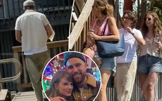 Chị em "con chấy cắn đôi" xấu hổ tháo chạy sau khi bị Taylor Swift cấm cửa ở đám cưới?