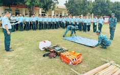 Sư đoàn 377 tổ chức tập huấn nghiệp vụ cứu hộ - cứu nạn, phòng cháy, chữa cháy năm 2026