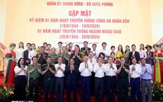 Tổng Bí thư, Chủ tịch nước Tô Lâm dự buổi gặp mặt kỷ niệm nhân dịp Ngày truyền thống ngành công an và ngành ngoại giao