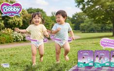 Bobby tiên phong mở rộng hệ size tã quần tới 5XL, đồng hành cùng bé lớn tới 36kg