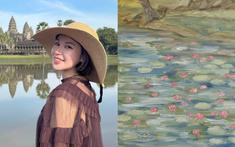 Đặng Thanh Huyền đưa nhịp sống xuôi dòng Mekong vào hội họa