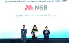 MSB được Vietnam Report vinh danh tại hai bảng xếp hạng uy tín năm 2026