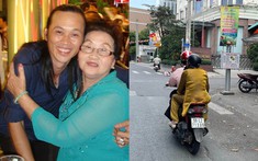 Mẹ Hoài Linh U90 vẫn đi xe máy dạo phố