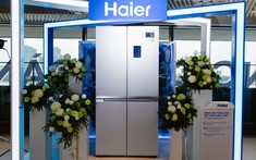 Tủ lạnh cao cấp Haier tích hợp “quầy bar” lấy đá nhuyễn chinh phục 3.000 gia đình