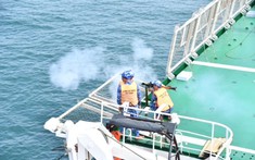 Bộ Tư lệnh Vùng Cảnh sát biển 4 diễn tập chiến thuật vòng tổng hợp, bắn đạn thật trên biển năm 2026