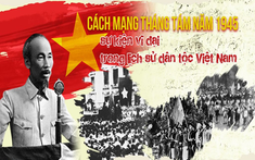 Phát huy giá trị lịch sử và tầm vóc thời đại của  Cách mạng Tháng Tám năm 1945 trong kỷ nguyên mới