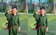 Con trai Hòa Minzy cao lớn phổng phao, nhận nhiệm vụ đặc biệt trong kỳ nghỉ lễ