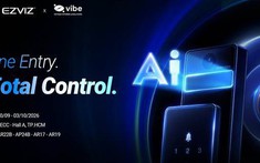 EZVIZ MIRA kết nối khóa cửa, camera tại VIBE 2026