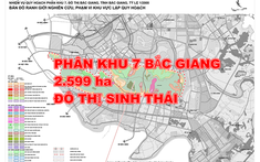 Bắc Giang duyệt nhiệm vụ quy hoạch khu đô thị sinh thái 2599ha