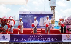 Chính thức cất nóc dự án cao nhất Thái Bình Eden Garden