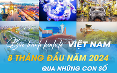 Bức tranh Kinh tế Việt Nam 8 tháng đầu năm 2024 qua những con số