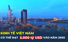 Kinh tế Việt Nam sẽ đạt 2.000 tỷ USD vào năm 2050?