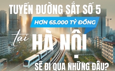 Tuyến đường sắt hơn 65.000 tỷ đồng tại Hà Nội sẽ đi qua những đâu?