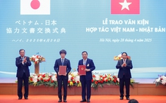 Việt Nam và Nhật Bản trao nhiều văn kiện hợp tác quan trọng, mở rộng hợp tác chiến lược toàn diện