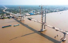Cầu Rạch Miễu 2 tăng tốc “về đích”, sẽ khánh thành vào dịp đặc biệt