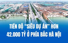 Tiến độ “siêu dự án” hơn 42.000 tỷ ở phía Bắc Hà Nội