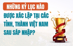 Những kỷ lục nào được xác lập tại các tỉnh, thành Việt Nam sau sáp nhập?