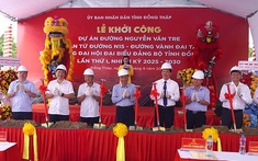 Đồng Tháp khởi công tuyến đường Nguyễn Văn Tre hơn 148 tỷ đồng