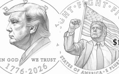 Bộ Tài chính Mỹ xem xét phát hành đồng xu 1 USD in hình ông Trump