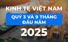 Bức tranh kinh tế Việt Nam 9 tháng đầu năm 2025 qua những con số