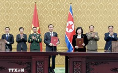 Việt Nam - Triều Tiên: Ký 5 văn kiện hợp tác song phương