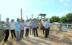 Lãnh đạo Đồng Tháp thúc tiến độ dự án ĐT.857, tuyến tránh Cao Lãnh và bến phà An Phong - Tân Bình