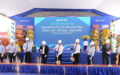 Khởi công nhà máy nước thô liên vùng tại miền Tây hơn 1.800 tỷ đồng