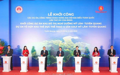Tuyên Quang đồng loạt khởi công các dự án trọng điểm quy mô lớn