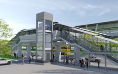 Khởi công 8 thang máy trọng tải 1.000kg dọc cầu vượt bộ hành tuyến metro số 1