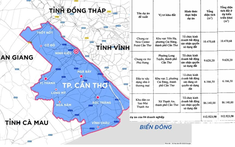 Danh sách 12 dự án chung cư, khu đô thị vốn 13.000 tỷ tại Cần Thơ