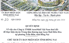 Thông tin mới tại dự án trung tâm thương mại 10ha lớn nhất Đồng Nai