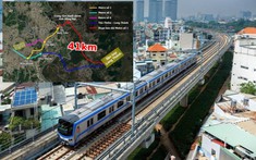 Tin mới về tuyến metro hơn 41km chạy từ TP.HCM đến sân bay Long Thành