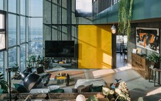 Cải tạo căn hộ thông tầng Hà Nội: Giải pháp Industrial thuần hóa sức nóng hướng Tây