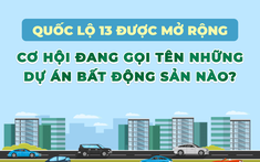 Quốc lộ 13 được mở rộng: Cơ hội đang gọi tên những dự án bất động sản nào?