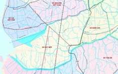 Đang bàn giao mặt bằng thi công đoạn đấu nối cao tốc Cà Mau - Đất Mũi