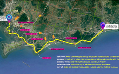 Tuyến đường ven biển dài 77km đi qua Long Sơn, Hồ Tràm, Bình Châu… có chuyển động mới