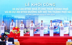 Hà Nội khởi công 3 dự án nhà ở cho thuê quy mô hơn 8.000 căn hộ