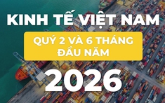 Bức tranh kinh tế Việt Nam 6 tháng đầu năm 2026 qua những con số