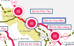 An Giang quy hoạch chung đô thị Chợ Mới hơn 5.000ha, khai thác hành lang sông Tiền, sông Vàm Nao