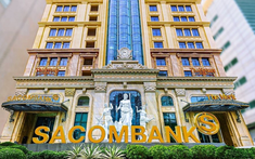 Sacombank báo lãi 6 tháng giảm gần 50%