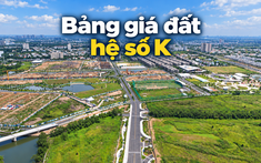 Đề xuất bảng giá đất 5 năm điều chỉnh một lần, hệ số K rà soát hàng năm