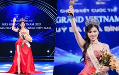Nữ cán bộ ngành khoa học Nguyễn Thị Thưa đăng quang Mrs Grand Vietnam 2025