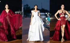 Vũ Thu Phương - Anh Thư - Hoàng Thùy đảm nhận vedette tại show diễn Vietnam International Sea Fashion Festival