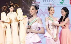 Thanh Thủy nhận sash đại diện Việt Nam thi "Miss International 2024", Phương Nhi có lời nhắn đặc biệt