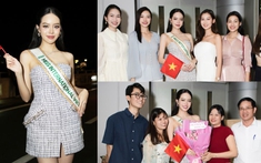 Hoa hậu Thanh Thủy mang 150kg hành lý, chính thức lên đường sang Nhật Bản dự thi Miss International 2024