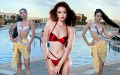 Á hậu Bùi Khánh Linh khoe hình thể quyến rũ trong phần thi áo tắm tại "Miss Intercontinental 2024"