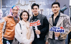 Thu Trang "chi tiền khủng" cùng hai nam thần "Nụ hôn bạc tỷ" cổ vũ Tiến Luật tại concert "Anh trai"
